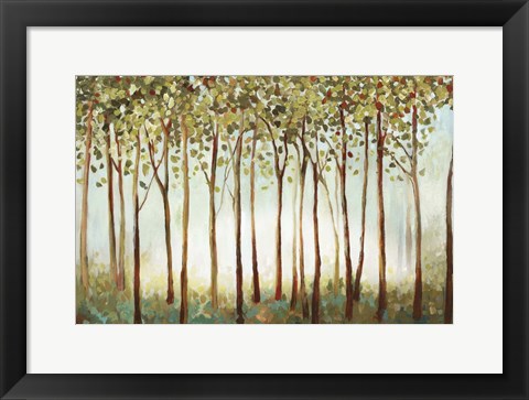 Framed Riverside Forest Print