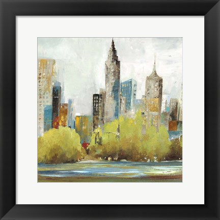 Framed Hudson Ferry II Print