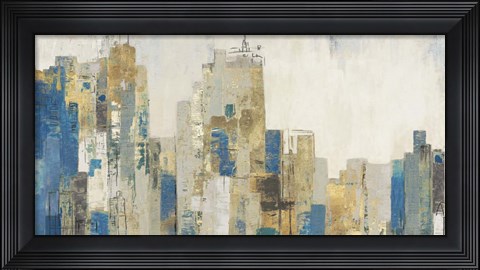 Framed Wide City Blues Print