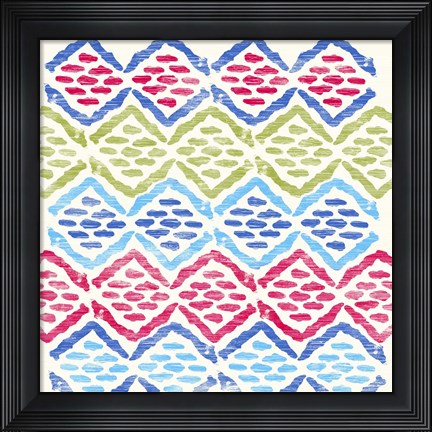 Framed Tribal Bright IV Print