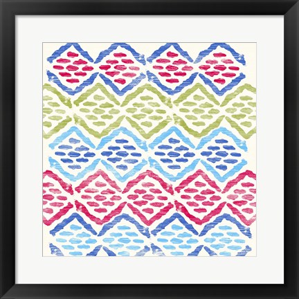 Framed Tribal Bright IV Print