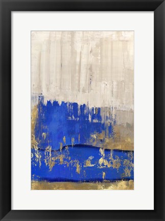 Framed Indigo Abstract II Print