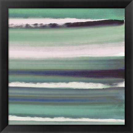 Framed Color Streak Print