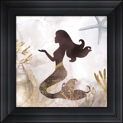 Framed Mermaid II Print