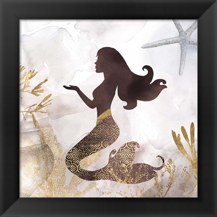 Framed Mermaid II Print