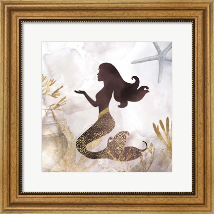 Framed Mermaid II Print