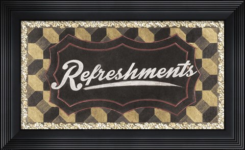 Framed Refreshments Print