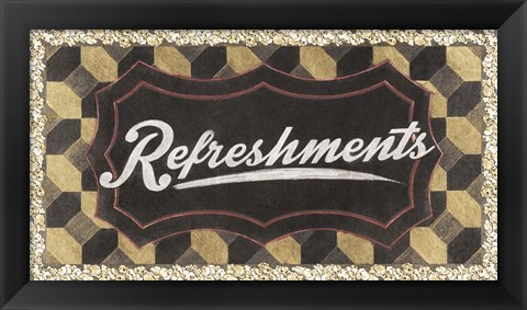 Framed Refreshments Print