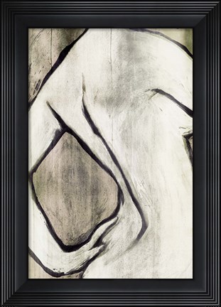 Framed Nude Sepia I Print