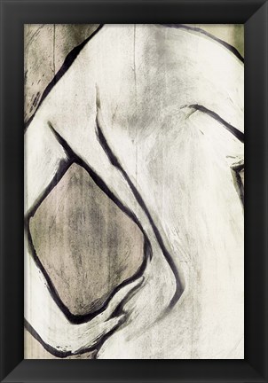 Framed Nude Sepia I Print