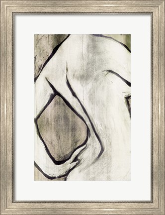 Framed Nude Sepia I Print
