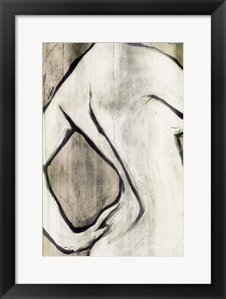 Framed Nude Sepia I Print