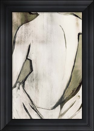 Framed Nude Sepia II Print