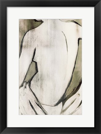 Framed Nude Sepia II Print