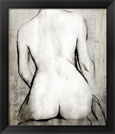 Framed Nude Back Print