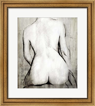 Framed Nude Back Print
