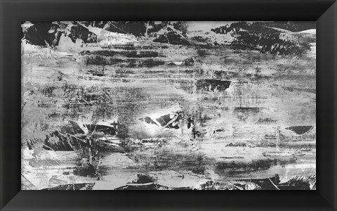 Framed Black and White Abstract V Print