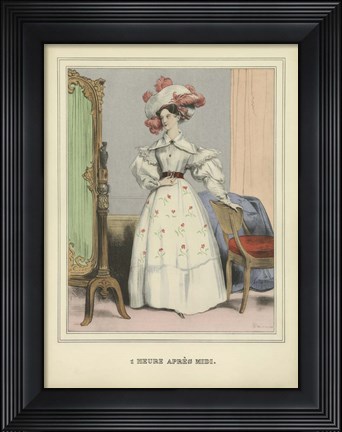 Framed Vintage Woman Print