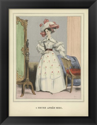 Framed Vintage Woman Print