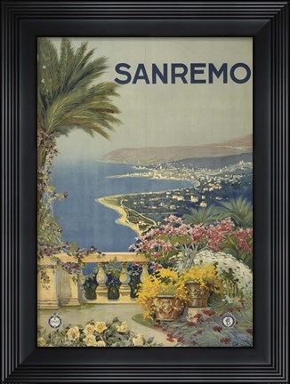 Framed San Remo Print