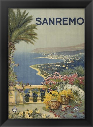 Framed San Remo Print