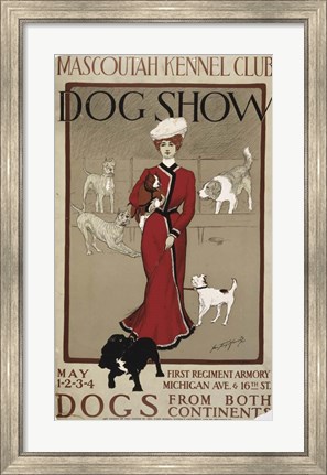 Framed Dog Show Print