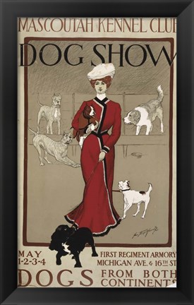 Framed Dog Show Print