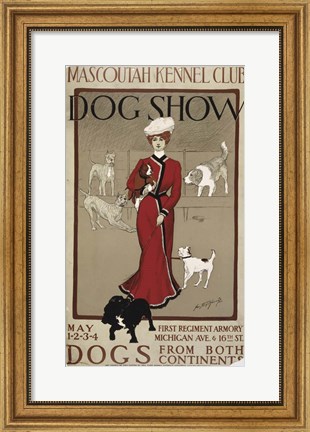 Framed Dog Show Print