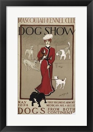 Framed Dog Show Print