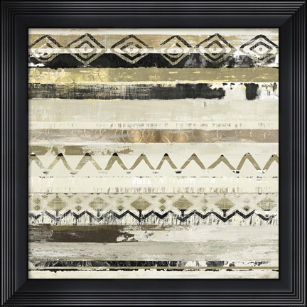 Framed African Patchwork I Print
