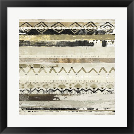 Framed African Patchwork I Print