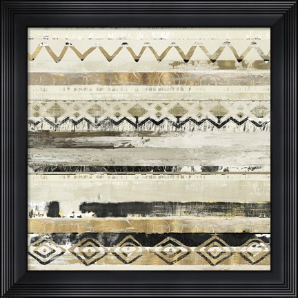 Framed African Patchwork II Print