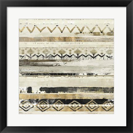 Framed African Patchwork II Print