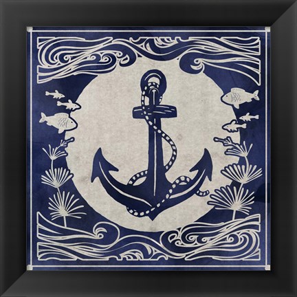 Framed Ink Anchor Print