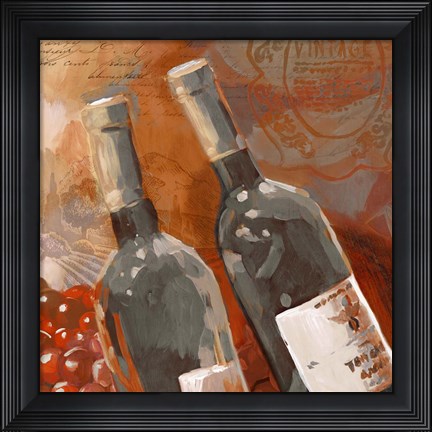 Framed Red Wine II Print