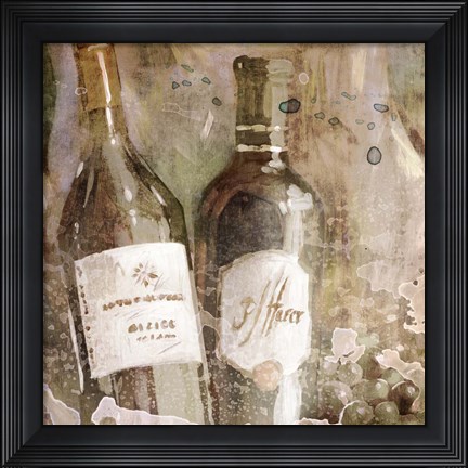 Framed Wedding Wine I Print
