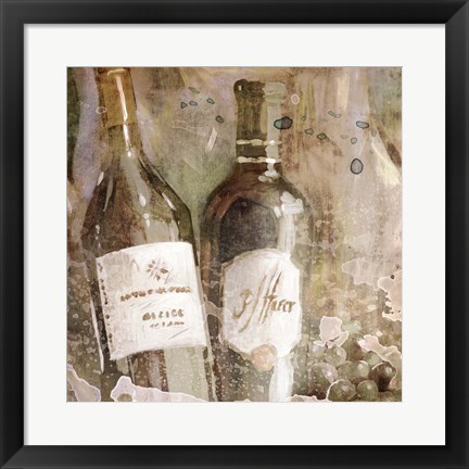 Framed Wedding Wine I Print