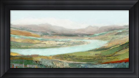 Framed Aerial Landscape Print