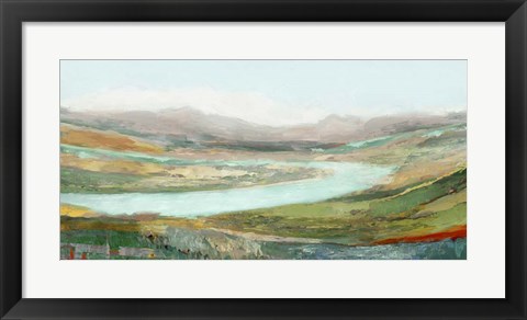 Framed Aerial Landscape Print