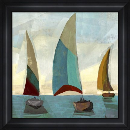 Framed Gallivant Yellow II Print