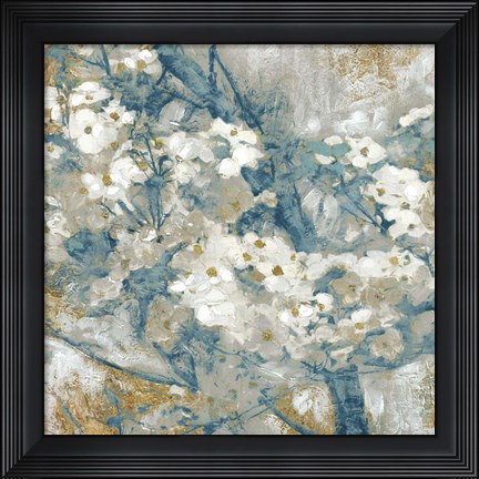 Framed Golden Dogwood I Print