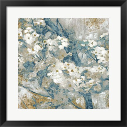 Framed Golden Dogwood I Print