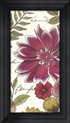 Framed Tropical Bright I Print