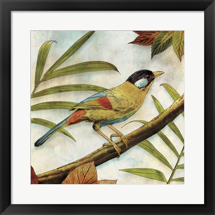 Framed Jungle Bird I Print