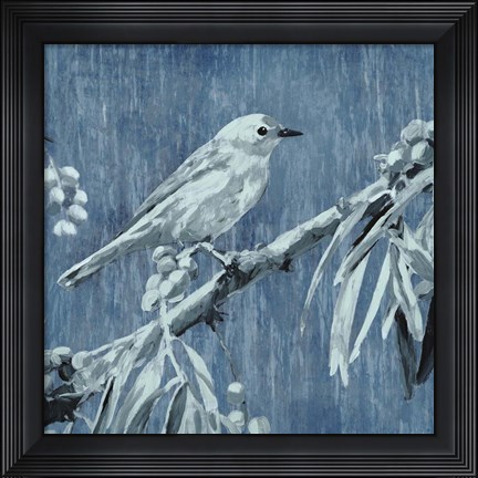 Framed Denim Songbird III Print