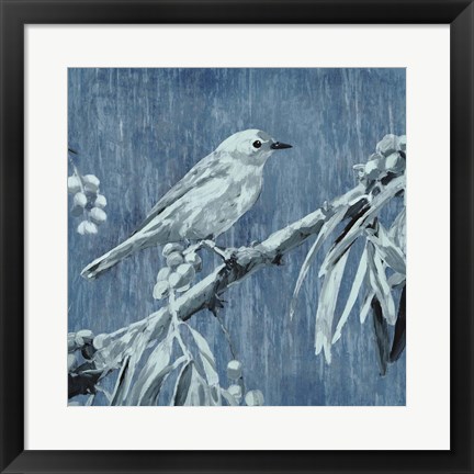 Framed Denim Songbird III Print