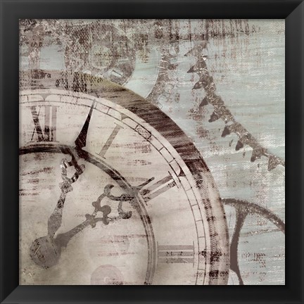 Framed Tick Tock II Print