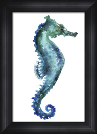 Framed Sea Horse Print