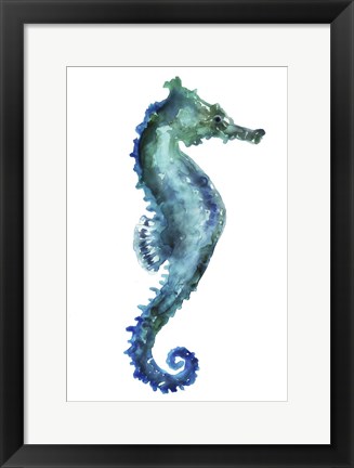 Framed Sea Horse Print