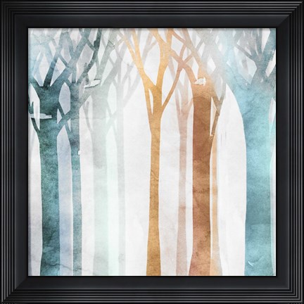 Framed Dancing Trees I Print
